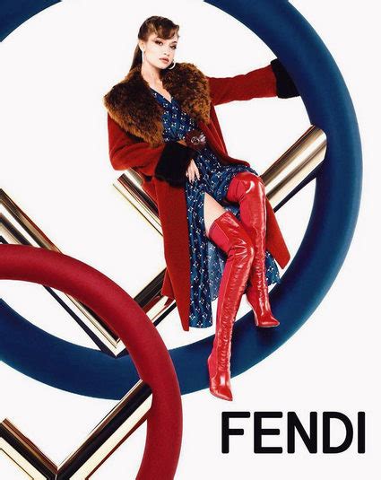 gigi hadid fendi campaign|Gigi Hadid fronts Fendi's FW17 campaign.